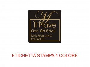 Etichette adesive per fioristi, fiorai e vivaisti (mm 25x25)  (cod.28G)